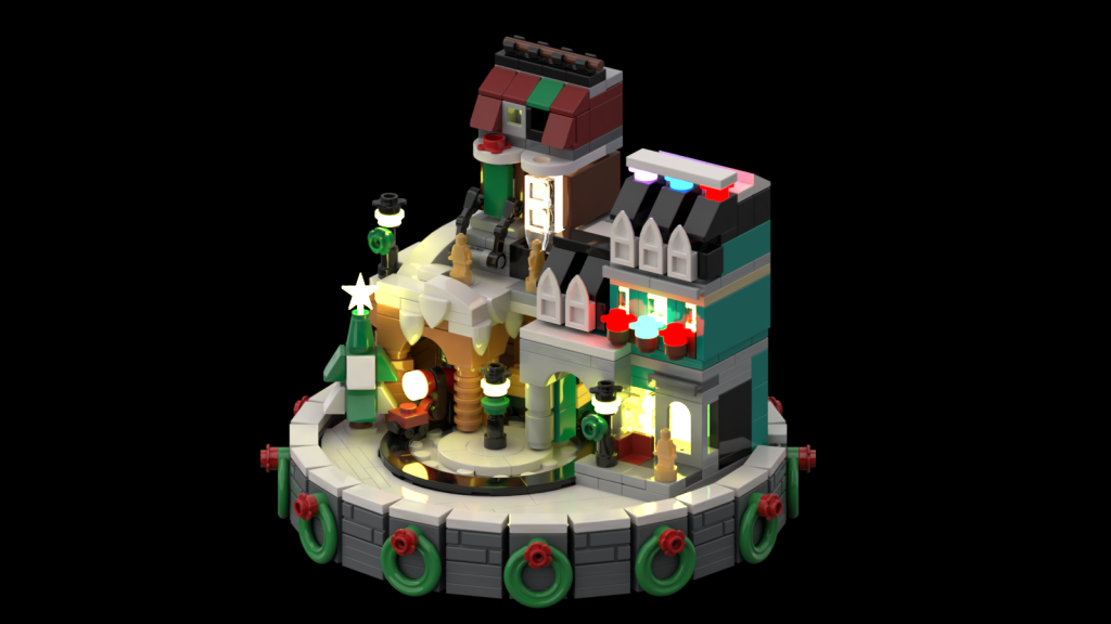 LEGO Ideas Holiday Village wTrain Working 1 1024x576