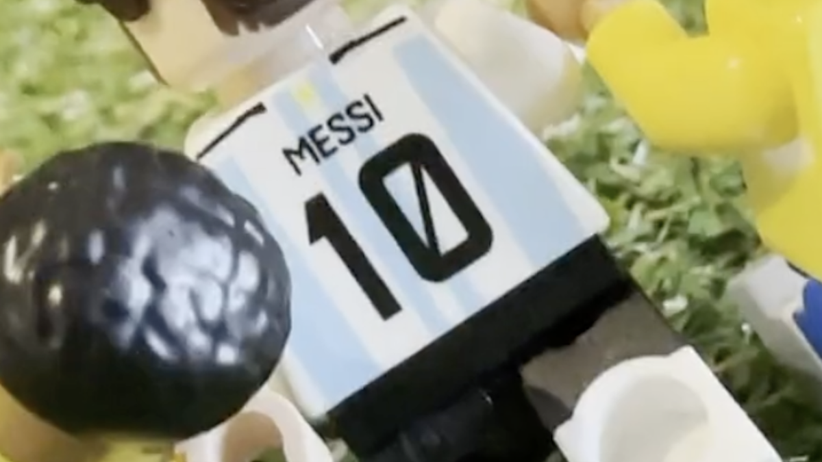 WATCH: How to build a LEGO Lionel Messi
