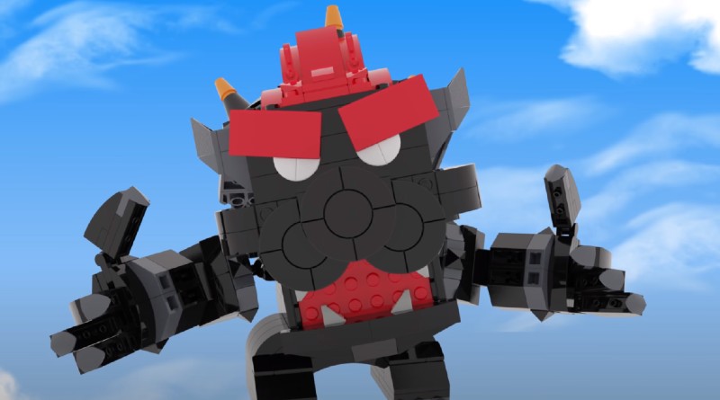 Check out this custom LEGO Super Mario Bowser's Fury model