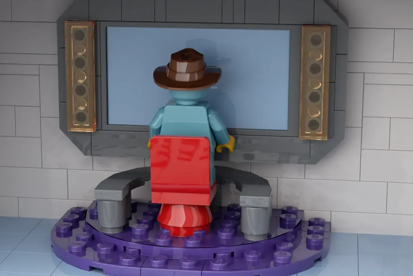 LEGO Ideas Phineas and Ferb doofenshmirtz evil inc perry secret room