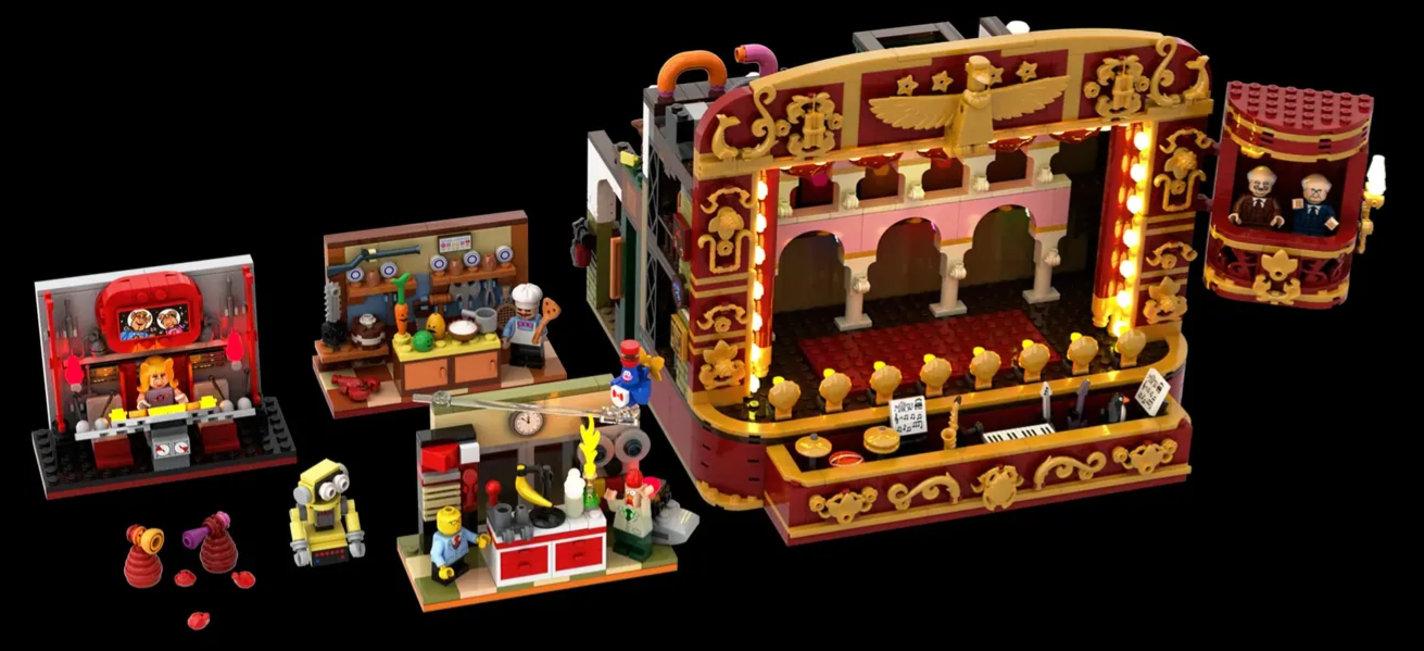 muppet lego ideas scenes