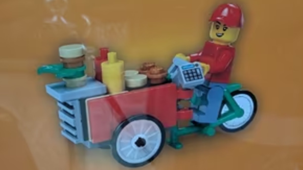 Free LEGO Bike Burger Cart event coming this week