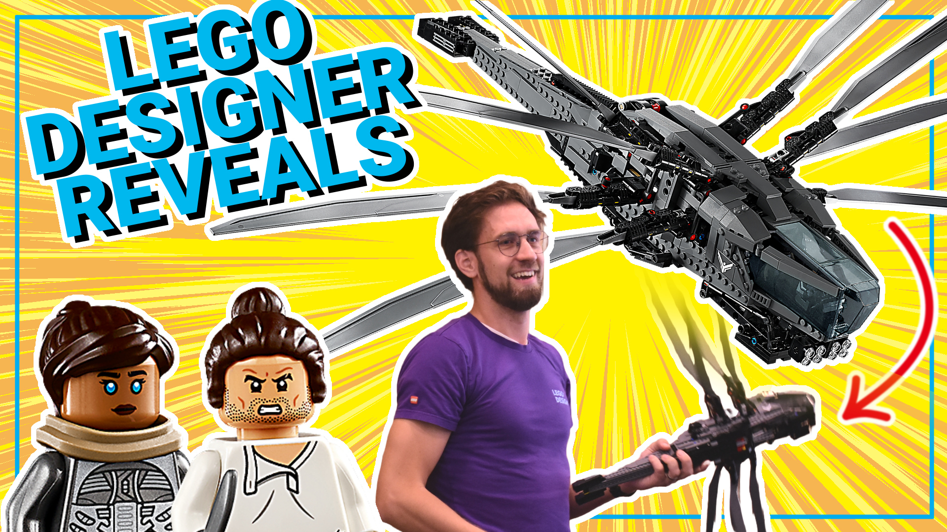 LEGO designer lives his best life with the reveal of 10327 Dune Ornithopter